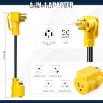 NEMA 14-50P to 6-20R EV Charger Adapter