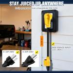 NEMA 14-50P to 6-20R EV Charger Adapter