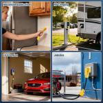 NEMA 14-50P to 6-20R EV Charger Adapter