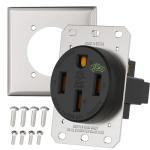 RVGUARD 50 Amp NEMA 14-50R EV Charging Outlet