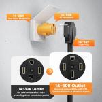 MECMO 14-30P to 14-50R EV Charger Adapter