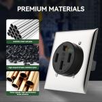 RVGUARD 50 Amp NEMA 14-50R EV Charging Outlet