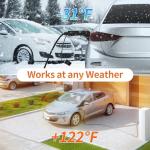 Alxum Level 1 & 2 EV Charger 16A 110V-240V Portable Level 2 ev Charger with 25FT Cable NEMA 6-20 & NEMA 5-15 Plug for J1772 EVs & PHEVs