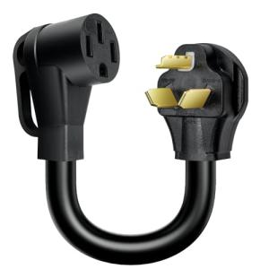 50Amp to 30Amp EV Charger Adapter Cord, Nema 10-30P Male to 14-50R Female Power Connector for Level 2 Charging (not for RVs), ETL Listed (NEMA 10-30P T0 14-50R)