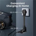 50Amp to 30Amp EV Charger Adapter Cord, Nema 10-30P Male to 14-50R Female Power Connector for Level 2 Charging (not for RVs), ETL Listed (NEMA 10-30P T0 14-50R)
