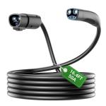 Otytkgo Extension Cable for Tesla with NACS Plug, Compatible with Model Y/X/3/S, 16.4ft 240V Up to 50A EV Extension Cord for Level 1 & 2 Charging with Mobile and Wall Connectors