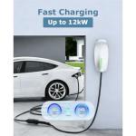 Otytkgo Extension Cable for Tesla with NACS Plug, Compatible with Model Y/X/3/S, 16.4ft 240V Up to 50A EV Extension Cord for Level 1 & 2 Charging with Mobile and Wall Connectors