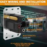 NEMA 14-50 Outlet 50 Amp EV Charging Receptacle with Wall Plate,NEMA 14-50R EV Power Outlet,125/250 Volt,50 Amp EV Outlet for Electric Vehicle Charging,RV and Large Appliance,3-Pole 4-Wire,ETL Listed