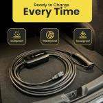 Tesla Charging Port Cover for J3400 NACS Plug – Outdoor Use EV Charger Port Cover with Snug Fit Slip On Design – Weather Ready Shield for Charging Connector Protection, 1 Pack