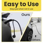 Tesla Charging Port Cover for J3400 NACS Plug – Outdoor Use EV Charger Port Cover with Snug Fit Slip On Design – Weather Ready Shield for Charging Connector Protection, 1 Pack