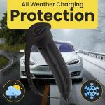 Tesla Charging Port Cover for J3400 NACS Plug – Outdoor Use EV Charger Port Cover with Snug Fit Slip On Design – Weather Ready Shield for Charging Connector Protection, 1 Pack