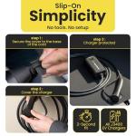 Tesla Charging Port Cover for J3400 NACS Plug – Outdoor Use EV Charger Port Cover with Snug Fit Slip On Design – Weather Ready Shield for Charging Connector Protection, 1 Pack