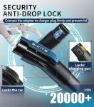 Tesla to J1772 Adapter: 60Amp Amp, Waterproof, Security Lock