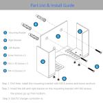 Adjustable Metal Wall Mount Bracket for EV Charger Controller
