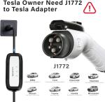 AplysiaTech Portable EV Charger Level 1, 15Amp, 110V