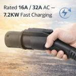 Universal Type 1 to Type 2 EV Charging Adapter