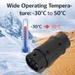 Universal Type 1 to Type 2 EV Charging Adapter