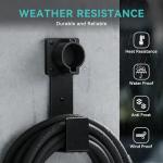 EV Charger Holder with J1772 Connector & Nozzle Holster