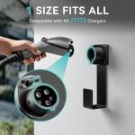 EV Charger Holder with J1772 Connector & Nozzle Holster