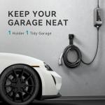 EV Charger Holder with J1772 Connector & Nozzle Holster