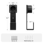 EV Charger Holder with J1772 Connector & Nozzle Holster