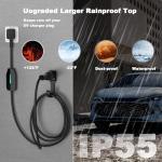 EV Charger Holder for J1772 Connector with Accessories