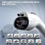 Portable EV Charger with Adjustable Power Levels