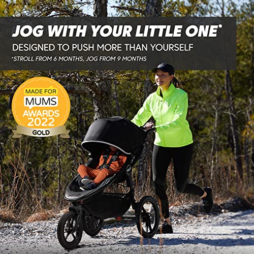 Midnight Black Baby Jogger Summit X3 Jogging Stroller