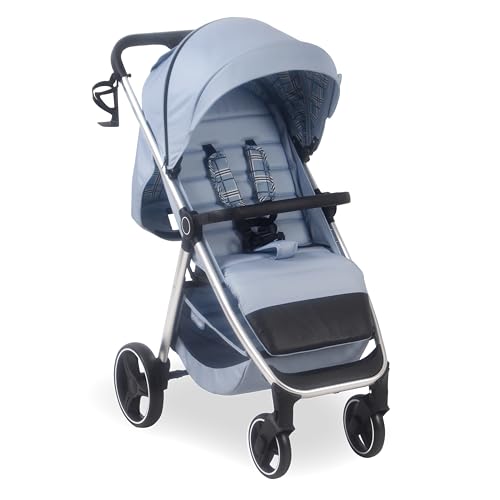 My Babiie MB160 Blue Plaid Pushchair - Birth to 4 Years