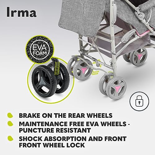 LIONELO Irma Lightweight Pushchair with Lie-Flat Function