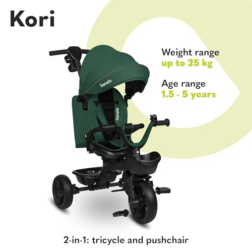 LIONELO Kori 2in1 Pushchair Tricycle/Stroller for Kids