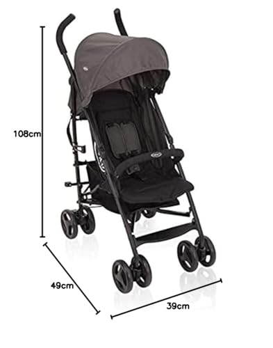Graco TraveLite Compact Stroller - Lightweight, Suitable from Birth