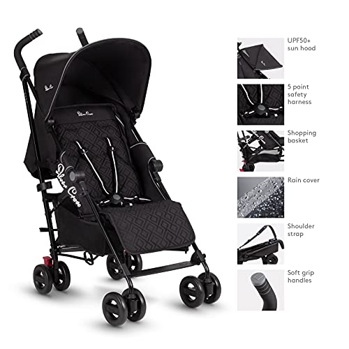 Silver Cross Zest Stroller - Lightweight Fully Reclining Pushchair