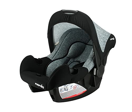Nania BEONE Baby Car Seat Group 0+ - Silver