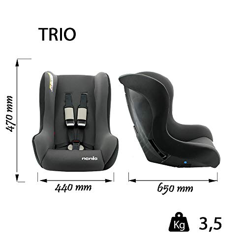 Nania Trio Group 0/1/2 Car Seat - Access Grey