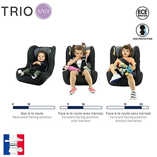 Nania Trio Group 0/1/2 Car Seat - Access Grey