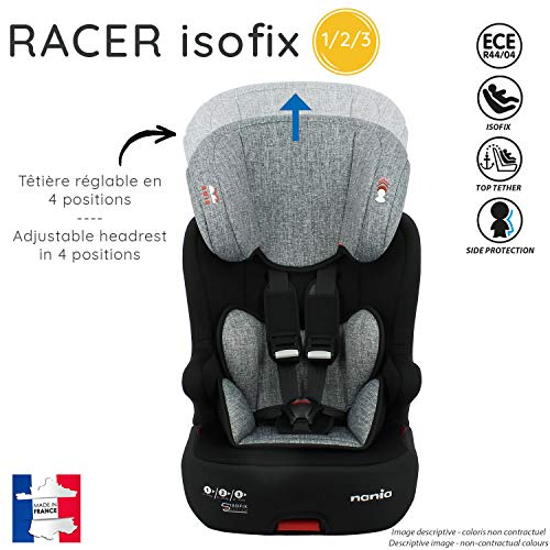 Nania Racer Isofix Car Seat Group 1/2/3 Black