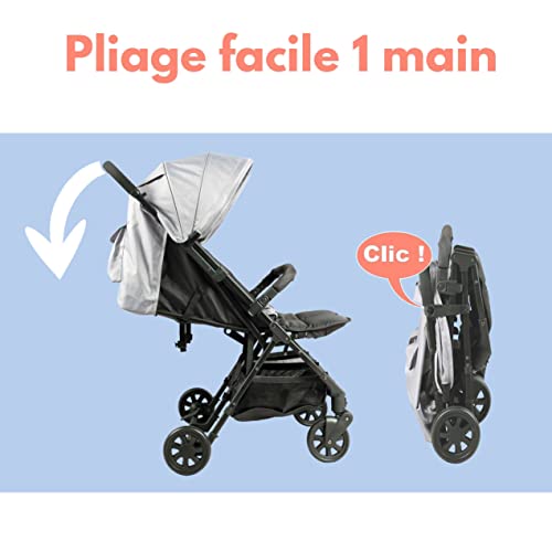 Bambisol Twin Side-to-Side Pushchair - Birth to Ultra-Compact