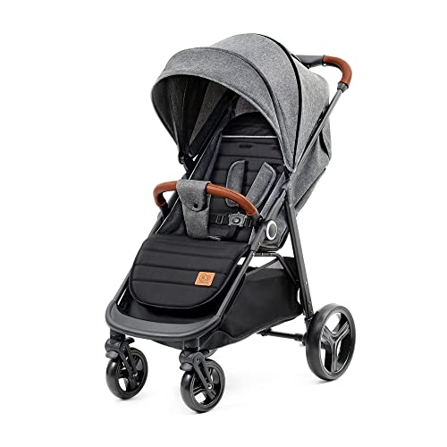 Kinderkraft GRANDE PLUS Stroller for Toddlers, Gray
