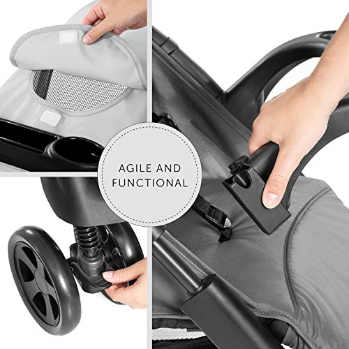 Hauck Shopper Neo 2 Pushchair, Grey - Lightweight Compact