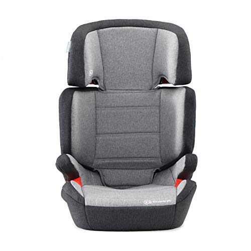 Kinderkraft Junior Fix Car Seat, Booster, Isofix, Gray