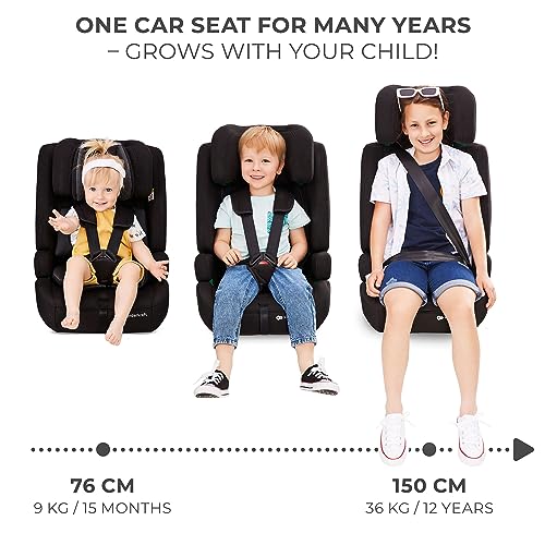 Kinderkraft Safety FIX2 Car Seat, Group 1-2-3