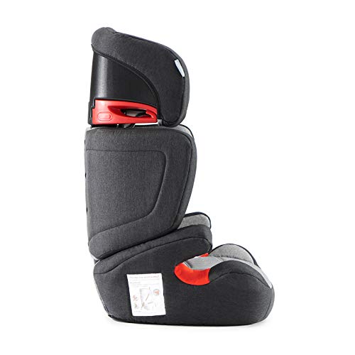 Kinderkraft Junior Fix Car Seat, Booster, Isofix, Gray