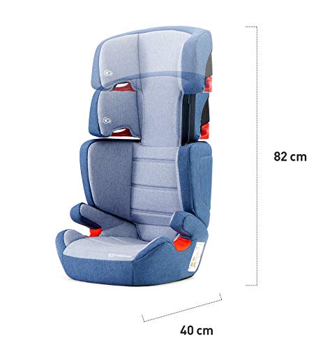 Kinderkraft Junior Fix Car Seat, Booster, Isofix, Gray