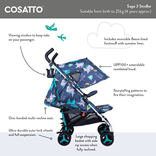 Cosatto Supa 3 Lightweight Pram - Dragon Kingdom