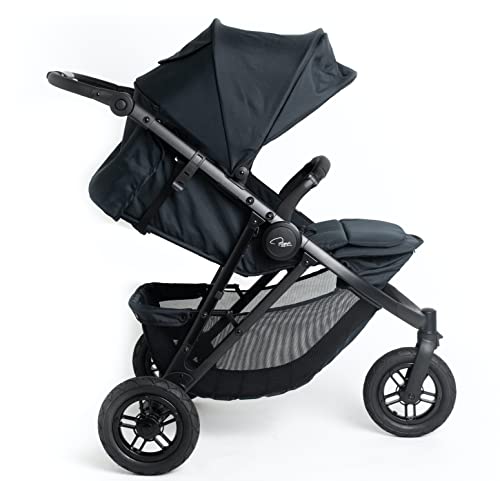 Roma Atlas 3 Wheel Pram in Jet Black