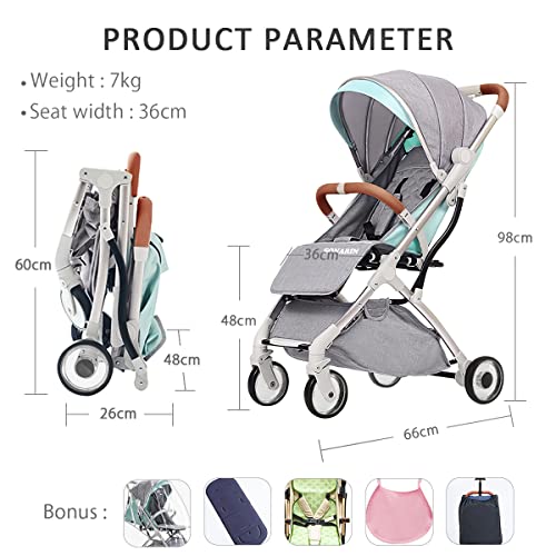 SONARIN Lightweight Stroller with Stylish Design and Accessories
