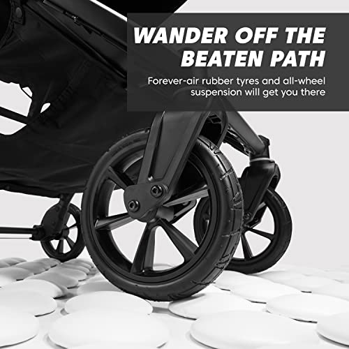 Opulent Black Lightweight Baby Jogger City Mini GT2 Double