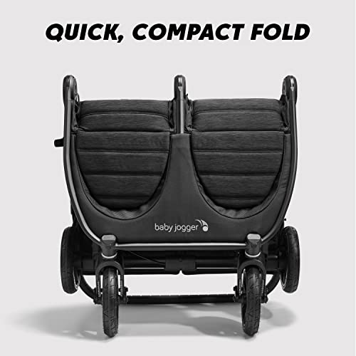 Opulent Black Lightweight Baby Jogger City Mini GT2 Double