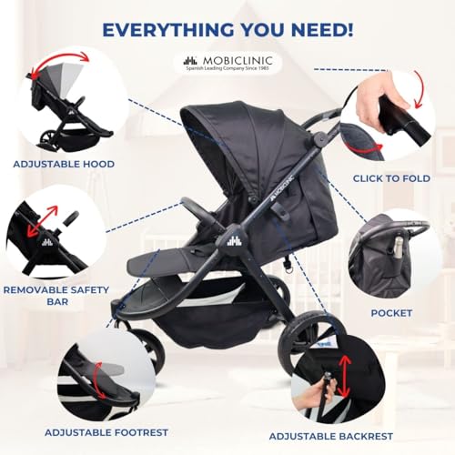 Mobiclinic® Kids Agnes Buggy: All-Terrain, Sporty Style